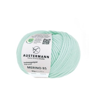 Włóczka Merino 85 color 071 Mint - 100% wełna merino superfine