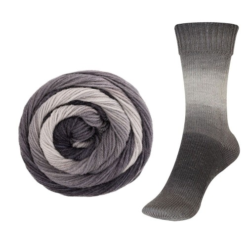 Włóczka Step 4 Merino 01 Grau
