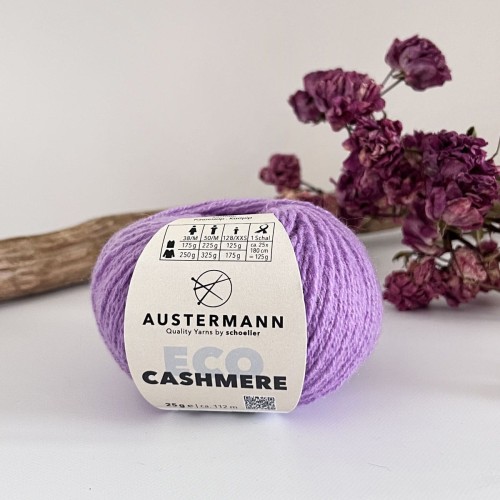 Włóczka Eco Cashmere 09 Lavendel