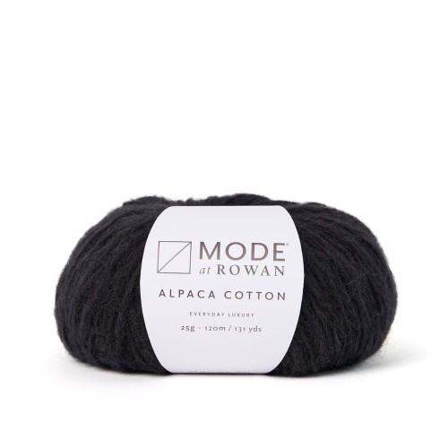 Włóczka MODE Alpaca Cotton 010 Noir