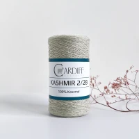 Włóczka Kashmir 2/28 - 518 Piombo - 100% kaszmir
