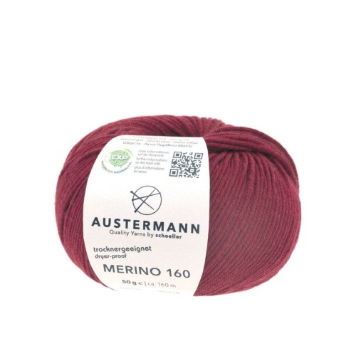 Włóczka Merino 160 color 255 Wein
