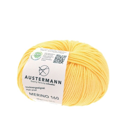 Włóczka Merino 160 color 207 Gelb
