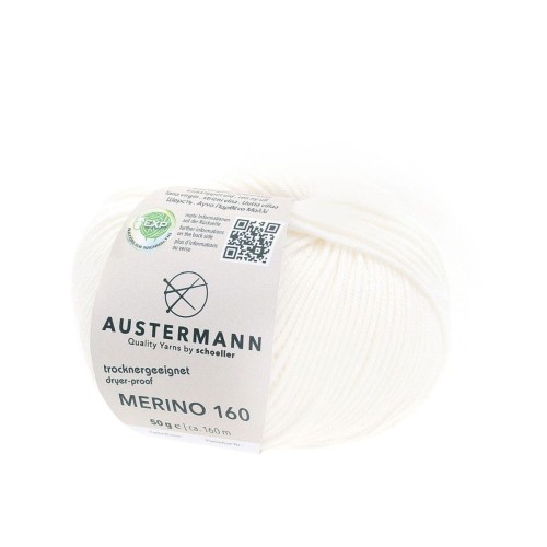 Włóczka Merino 160 color 201 Weis