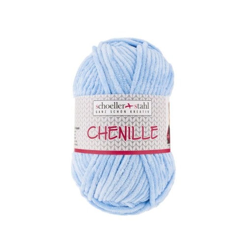Włóczka Chenille 008 Hellblau