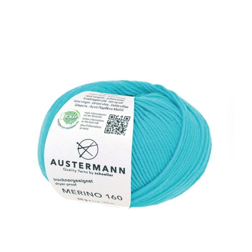 Włóczka Merino 160 color 235 Turkis