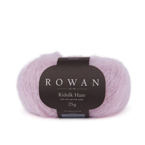 liliowa włóczka moherowa