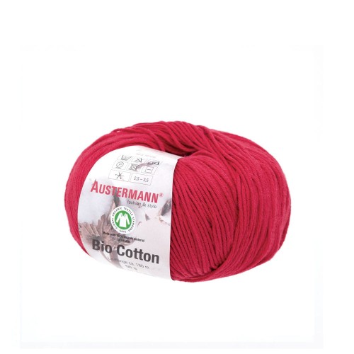 Włóczka Bio Cotton 003 Rot