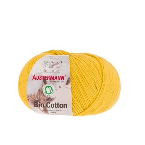 Włóczka Bio Cotton 023 Mais - 100% bawełna