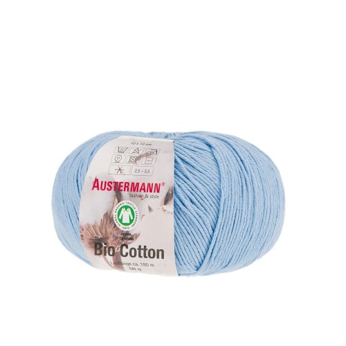 Włóczka Bio Cotton 026 Hellblau