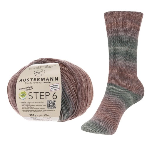 Włóczka Step 6 796 Braun-Grau