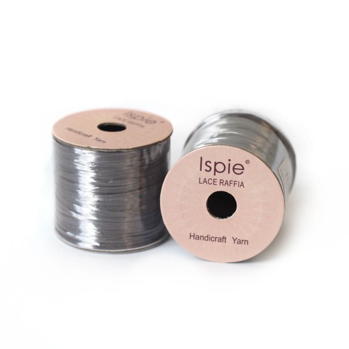 Rafia Ispie Lace 220A Metallie Gray