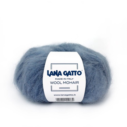 Włóczka Wool Mohair 6034 Avio