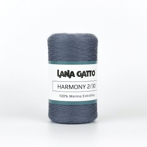 Włóczka Harmony 2/30 14610 Grey typu lace