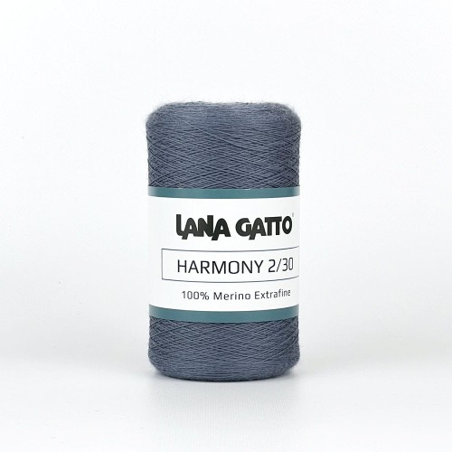 Włóczka Harmony 2/30 14610 Grey typu lace