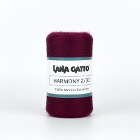 Włóczka Harmony 2/30 19105 Bordeaux typu lace
