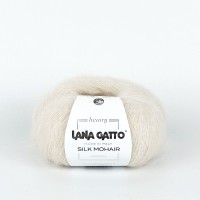 Włóczka Silk Mohair 6028 Naturale - mieszanka kidmoheru z jedwabiem