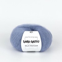 Włóczka Silk Mohair 6034 Avio - mieszanka kidmoheru z jedwabiem