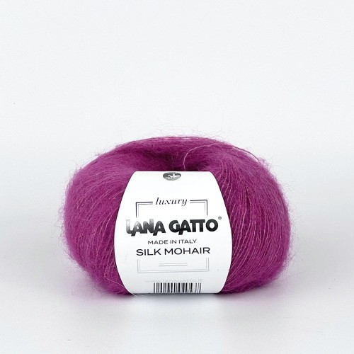 Włóczka Silk Mohair 7260 Ciclamino