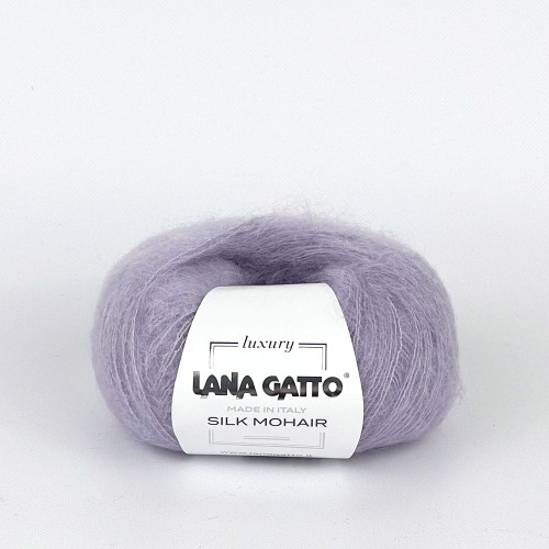 Włóczka Silk Mohair 9374 Argento