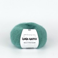 Włóczka Silk Mohair 9375 Turchese - mieszanka kidmoheru z jedwabiem