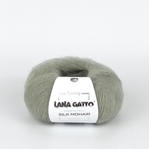 Włóczka Silk Mohair 30144 Verde Grigio