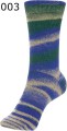 przykładowa skarpeta z włóczki Funky Double Socks kolor 03