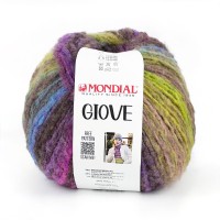 Włóczka Giove 604 - multikolorowy duży motek 300g
