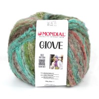 Włóczka Giove 607 - multikolorowy duży motek 300g