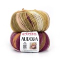 Włóczka Aurora 611 mulikolorowa wełna merino extrafine