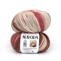 Włóczka Aurora 612 mulikolorowa wełna merino extrafine