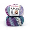 Włóczka Aurora 616 mulikolorowa wełna merino extrafine