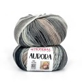 Włóczka Aurora 618 mulikolorowa wełna merino extrafine
