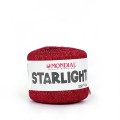 Włóczka Starlight 836 Red z połyskiem metalicznym