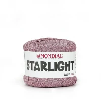 Włóczka Starlight 838 Pink z połyskiem metalicznym