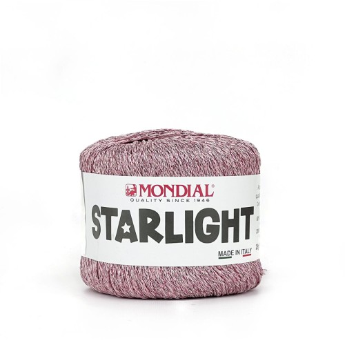 Włóczka Starlight 838 Pink z połyskiem metalicznym