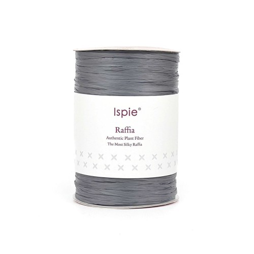 Rafia Ispie 198A Charcoal – 100 % wiskoza 250 m