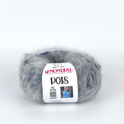 Włóczka Pois 796 Cream/Blue