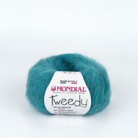 Włóczka Tweedy 707 Peacock - kidmoher z efektem tweed