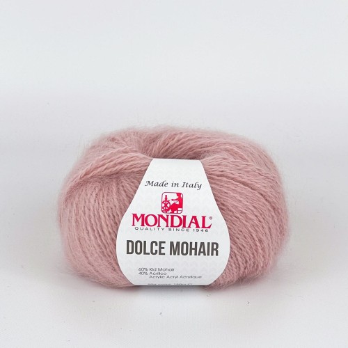 Włóczka Dolce Mohair 145 Dusty Pink