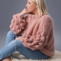 sweter z włóczki dolce mohair