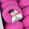 różowa włóczka angora mondial