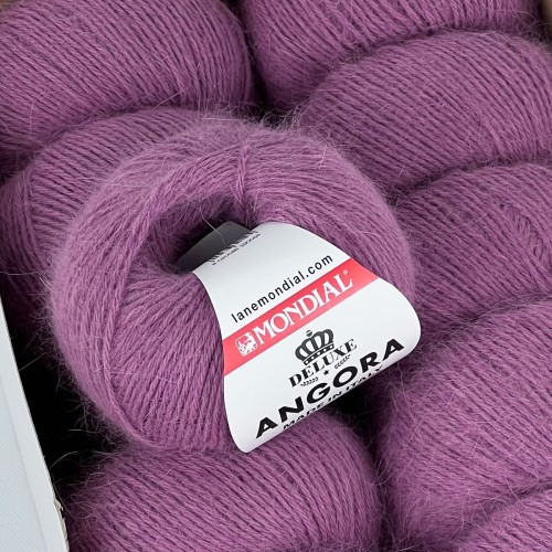 Włóczka ANGORA Deluxe 630 Mauve Taupe