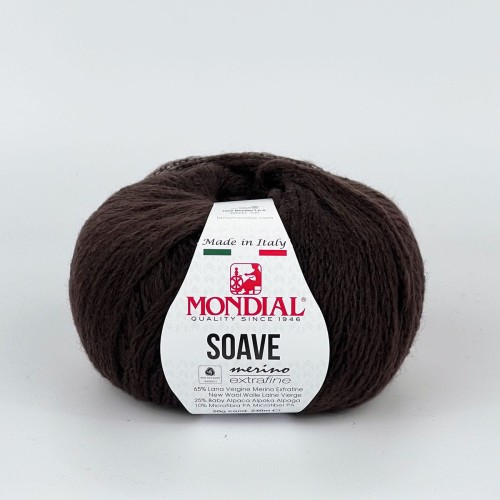 Soave 766 Espresso - mieszanka merino z alpaką