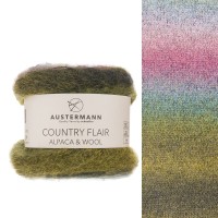 Austermann Country Flair 003 Olivenhain – naturalna włóczka alpaka & bawełna
