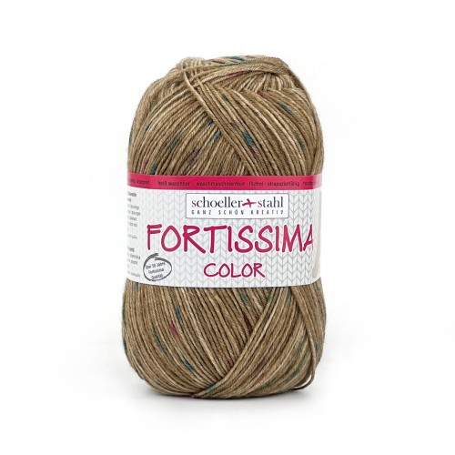 Włóczka Fortissima Color 574 Tweed-Effekt