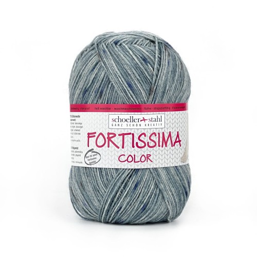 Włóczka Fortissima Color 575 Tweed-Effekt