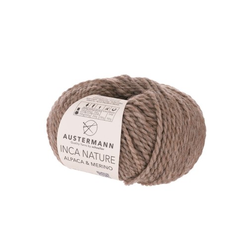 Włóczka Inca Nature Alpaca&Merino 003 Braun meliert