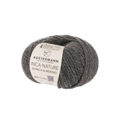 Włóczka Inca Nature Alpaca&Merino 005 Grau meliert