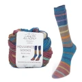 Indulgence Socks 004 skarpetkowa z paskami i jednolitymi kolorami